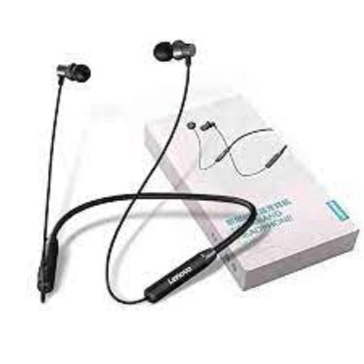 Lenovo He05 Bluetooth 5.0 Neckband Earphones With Mic - Bluetooth Headphone