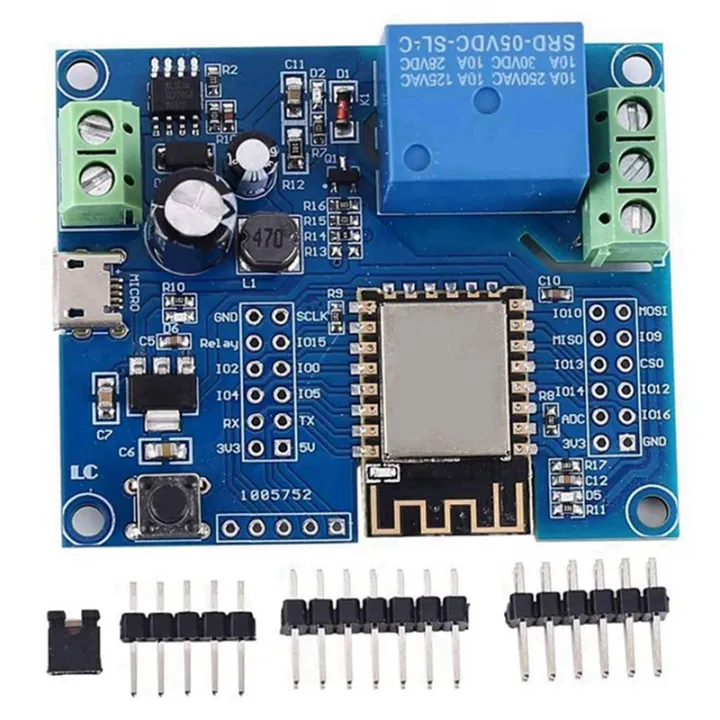 6X%20WIFI%20Relay%20Controller%20Module,%20DC%205V%208V-80V%20ESP8266%20Wireless%20Controller%20Module%20ESP-12F%20for%20IOT%20Smart%20-%20Image%203