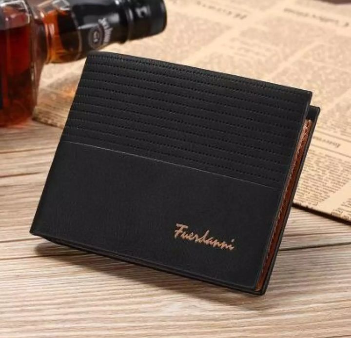 Fuerdanni Luxury Vintage Stylish High Quality Artificial Leather Wallet For Men - Wallet