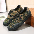 New Canvas Shoes Construction Site Non-Slip Wear-Resistant Labor Rubber Shoes Training Shoes Men's Spring Labor Protection Work Liberation Shoes. 