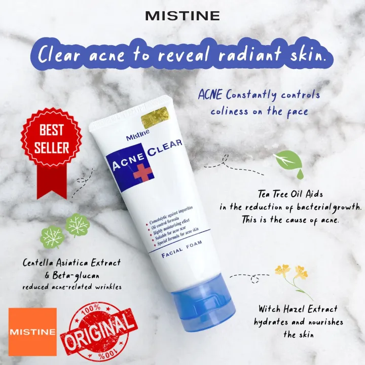 MISTINE%20ACNE%20CLEAR%20FACIAL%20FOAM%2085G.%20Face%20Wash%20(Made%20In%20Thailand)%20-%20Image%202