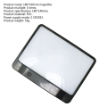 1 Piece Candy AS-SEEN-ON-TV Reading Magnifying Glass and Light to See Pages 3X Bigger, Optical Grade, Anti-Glare Black. 