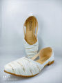 Premium Quality Soft Leather Half flat Full nagra Shoes Sandal For Women, less price nagra.