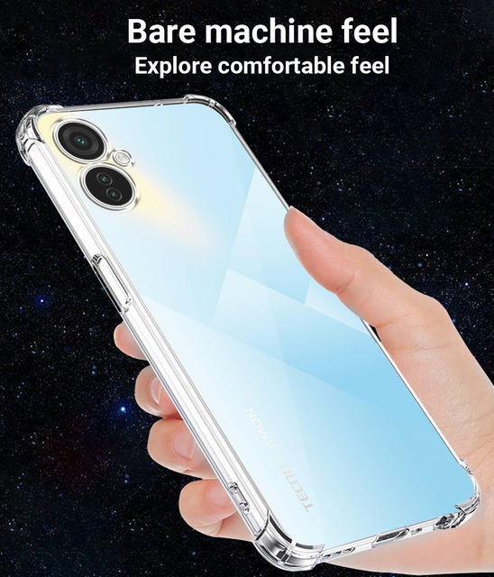 For Tecno Spark 9T / Tecno Spark 9 Pro CRYSTAL CRACK ORIGINALS SOFT CASE CASING CLEAR TPU COVER