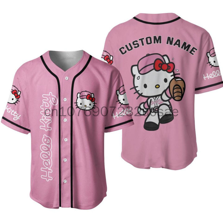 New%20Hello%20Kitty%20Baseball%20Lovely%20Personalized%20Cartoon%20Print%20Baseball%20Jersey%20Shirts%20Outdoor%20Sports%20Casual%20Men%20Women%20Kids%20Tops%20-%20Image%202