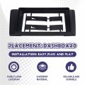 9 Inch Car Frame Fascia Adapter Android Radio Dash Fitting Panel Kit for XC70 V70 S60 2000-2004.