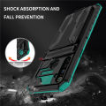 Pluscase for realme 6i/5i/5/5 s case card slot lens holder protect sleeve pin shockproof back cover.