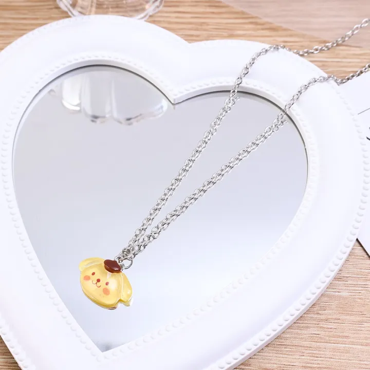 Kawaii%20Cartoon%20Sanrio%20Kuromi%20Melody%20Pochacco%20Pendant%20Necklace/%20Anime%20Characters%20Little%20Animal%20Chain%20Decorative%20Necklace%20-%20Image%202