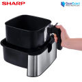 Sharp KF-AF70RT-S3 Air Fryer Auto Pot Detection. 
