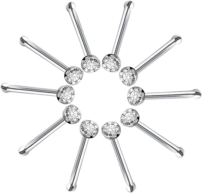Stainless%20Steel%20Nose%20Pin%20(5%20Pcs%20White%205%20Pcs%20Colorful%20)%2010Pcs%20-%20Image%205