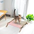 Cat Window Perch Hammock Steady Space Saving with Wood Frame for Indoor Cats Cat Bed pink gray. 
