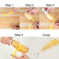 Potato Spiral Cutter - Set Plastic Potato Cutter - Create Fun Spiraled Potatoes With A Potato Spiral Cutter.