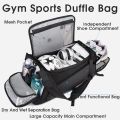For men and women, BG-1917 Oxford cloth for multiples of fitness travel backpack dry and wet depending on wet depends with pocket sports duffle backpack and layer for wet staff. Men's small-distance trip duffle gym bag for women.