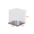 Acrylic Display Case Self-Assembly Clear Cube Box UV Dustproof Toy Protection Demoo. 