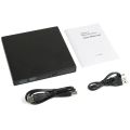 Portable Usb External Dvd Cd Player Rw Disc Burner Combo Drive Reader For Windows 98/8/10 Laptop Pc Cd Burner For Laptop Desktop. 