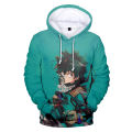 Boku No Cool My Hero Academy Midoriya Izuku Deku Cosplay Anime Hoodies Fashion Sweatshirt Men's Clothing Oversized Hoodie Tops.