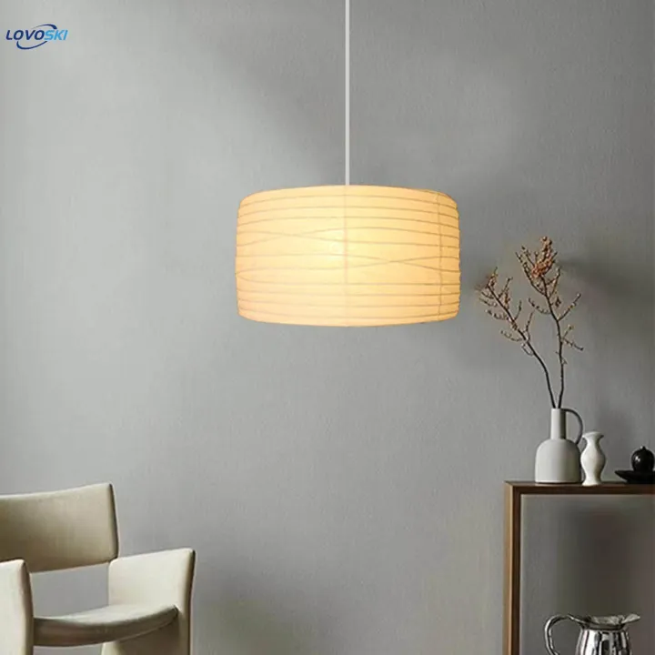 Pendant%20Lights%20Paper%20Lampshade%20(E27%20Bulb)%20Simple/Off%20Switch%20Bedside%20Ceiling%20Light%20for%20Reading%20Room%20-%20Image%202