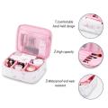 Portable Makeup Cosmetic Bag - Travel Makeup Storage Brush Bag Pouch. 