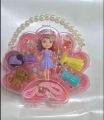 new collection Plastic Doll Toy with DIY Princess Styling, Featuring Dress, Ring, Bracelet, Necklace Accessories, and A Pet Dog. Creative Doll Styling and Dressing set, Portable shell-shaped bag. For ages 3+. 
