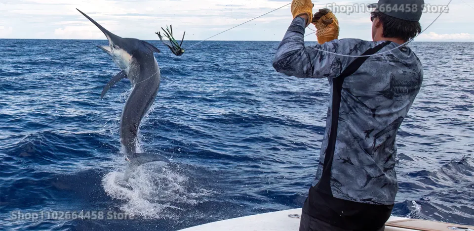 PELAGIC Fishing Shirts Upf 50+ Men Long Sleeve Hooded Face Cover