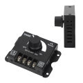 LED Dimmer Single Channel Stepless Dimming Excellent Heat Dissipation LED Lig US.