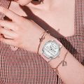Letters Printed Watch Quartz Watch with PU Leather Strap I LOVE YOU Watch for Women Girls.