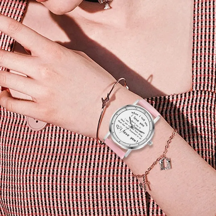 Letters%20Printed%20Watch%20Quartz%20Watch%20with%20PU%20Leather%20Strap%20I%20LOVE%20YOU%20Watch%20for%20Women%20Girls%20-%20Image%203