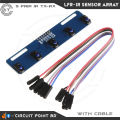 IR Sensor Array 5 Channel(Tx-Rx) or line Following Robot(LFR) Sensor for Arduino and Robo Car Project.. 