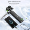 TELESIN Charging Selfie Stick Charging Self-Timer Rod 10000Mah Power Bank Universal for Gopro Insta360 Action Sports Camera for Smart Phone. 