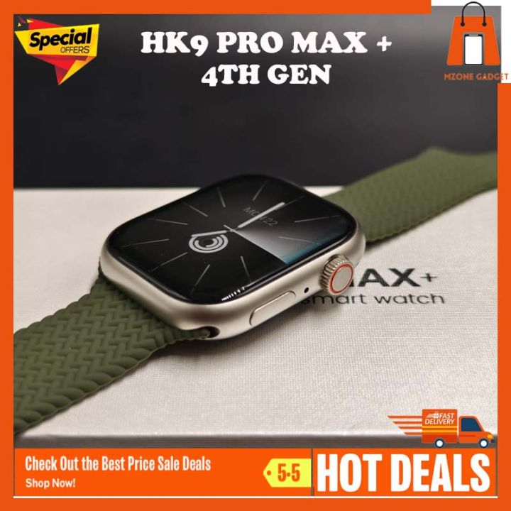 Hk9 Pro Max+ Gen 4 Super Amoled Display Smartwatch With ChatGPT 2GB ROM ...