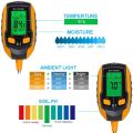 Four-in-one soil detector soil pH meter soil pH value test instrument temperature and humidity meter moisture meter. 