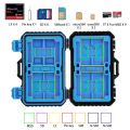 PULUZ 27 in 1 Memory Card / SD Card Storage Case Storage Box - Black for 4CF + 8SD + 9TF + 1Card PIN + 1SIM + 2M-SIM + 2N-SIM.