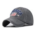 New Unisex Washed Cotton Cap Letter Embroidery Vintage Baseball Cap Men Women Adjustable Casual Outdoor Streetwear Sports Hat. 
