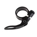 Aluminum Alloy Mountain Bike Seatpost Clamp, Quick Release Cycling Seat Tube Clip, 27.2mm. 