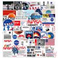 ❉ National Aeronautics & Space Administration - NASA Stickers ❉ 50Pcs/Set Waterproof DIY Fashion Decals Doodle Stickers.