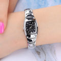 Ladies Fashion Luxury Stainless Steel Watches Casual Wrist Quartz Watches Waist Watch for Woman and Girl.