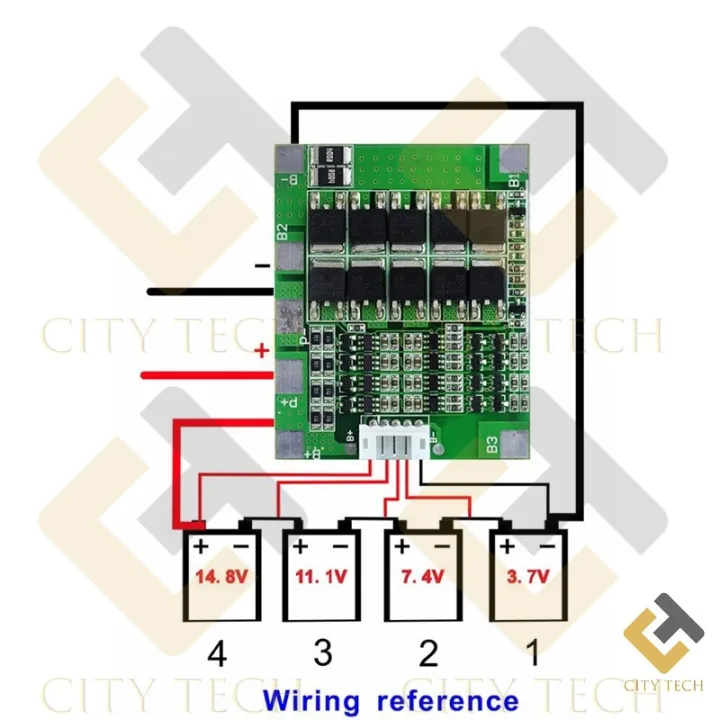 BMS%20Battery%20Protection%20Board%204S%2030A%2014.8V%2018650%20AA%20AAA%20Lipo%20Li-ion%20Lithium%20Battery%20BMS%20Charger%20Protection%20Module%20Board%20Circuit%20-%20Image%207