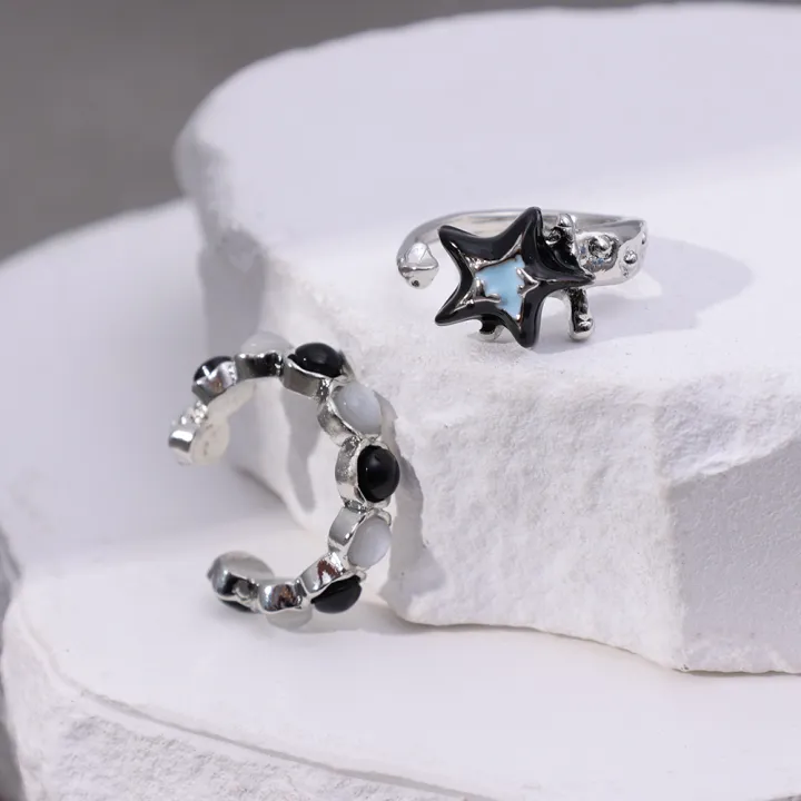 1/2Pcs%20Fashion%20Color%20Blocking%20Star%20Rings%20Imitation%20Opal%20Stone%20Ring%20Y2k%20Girls%20Women%20Personality%20Punk%20Ring%20Trendy%20Jewelry%20Gifts%20-%20Image%202
