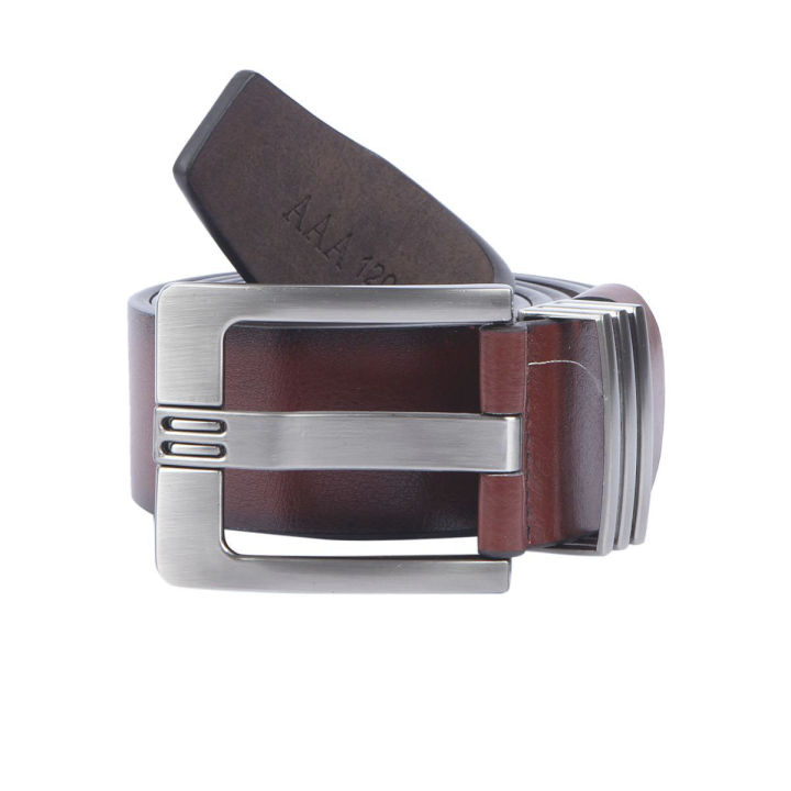 Brown Leather Formal Belt For Men