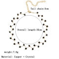Trendy Fashionable Pearl Choker Necklace for Girls Simple Stylish- Rhinestone Charm Chain Necklaces for Women Party Accessory New Collection.