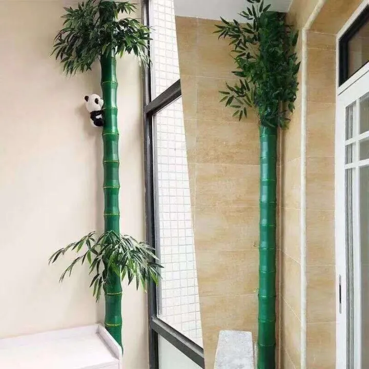 Simulated%20bamboo%20wrapped%20sewer%20decoration%20creative%20bathroom%20heating%20and%20fire%20pipe%20beautification%20column%20balcony%20obstruction%20-%20Image%202