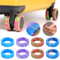 1/4Pcs Roller Protective Sleeve Luggage Wheels Protector Silicone Wheels Protection Case With Silent Sound Reduce Noise Cover.