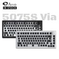 Akko 5075S VIA Kit 75% Barebone Keyboard Kit Custom Mechanical Gaming Keyboard RGB Backlit 3-pin/5-Pin Hotswap Gasket Mounted. 