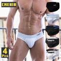 CMENIN PUMP 4Pcs Popular Cotton Underwear Man Brief Slip Men's Briefs Underpants Breathable Under Wear For Men H4589PU002.