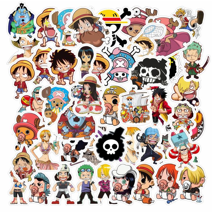 10/25/50/100pcs%20Anime%20Luffy%20One%20Piece%20Stickers%20for%20Laptop%20Skateboard%20Guitar%20Notebook%20Suitcase%20Waterproof%20Sticker%20Decal%20Kid%20Toy%20-%20Image%204