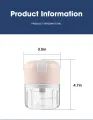 Mini USB Charging Electric Garlic Chopper Grinder.