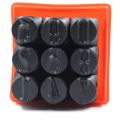 Craft Leather Carving Tools Automatic Tool Alpha-numeric Punch Metal Stamp Punches Number Punch Die Marker.