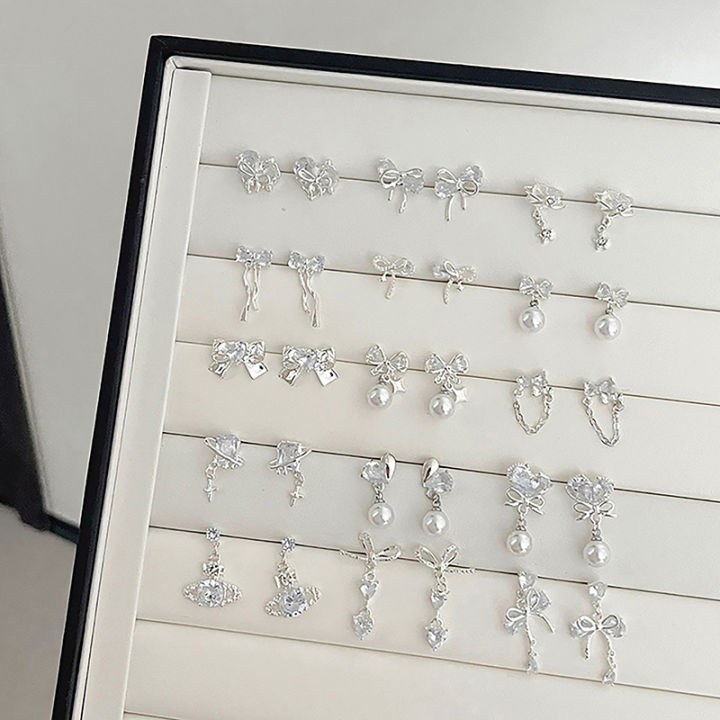 %E3%80%90Trending%20Now%E3%80%91%201Pair%20Korean%20Style%20Blue%20Zircon%20Star%20Moon%20Stud%20Earrings%20For%20Women%20Exquisite%20Sweet%20Cute%20Temperament%20Earrings%20Wedding%20Jewelry%20Runrui%20-%20Image%202