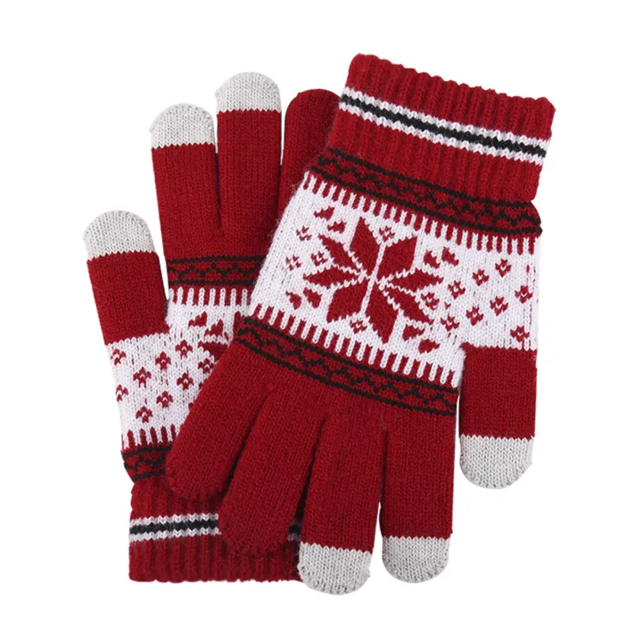 Full%20Finger%20Gloves%20Air%20Permeability%20Snowflake%20Pattern%20Gloves%20-%20Image%202