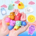 10Pcs/set Mochi Squishy Toys Mini Squishies Kawaii Animal Squishys Party Easter Gifts for Kids Stress Relief Toy. 
